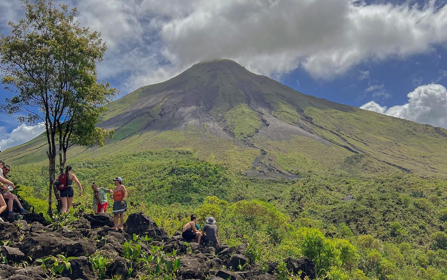 arenal costa rica mountain volcano hike