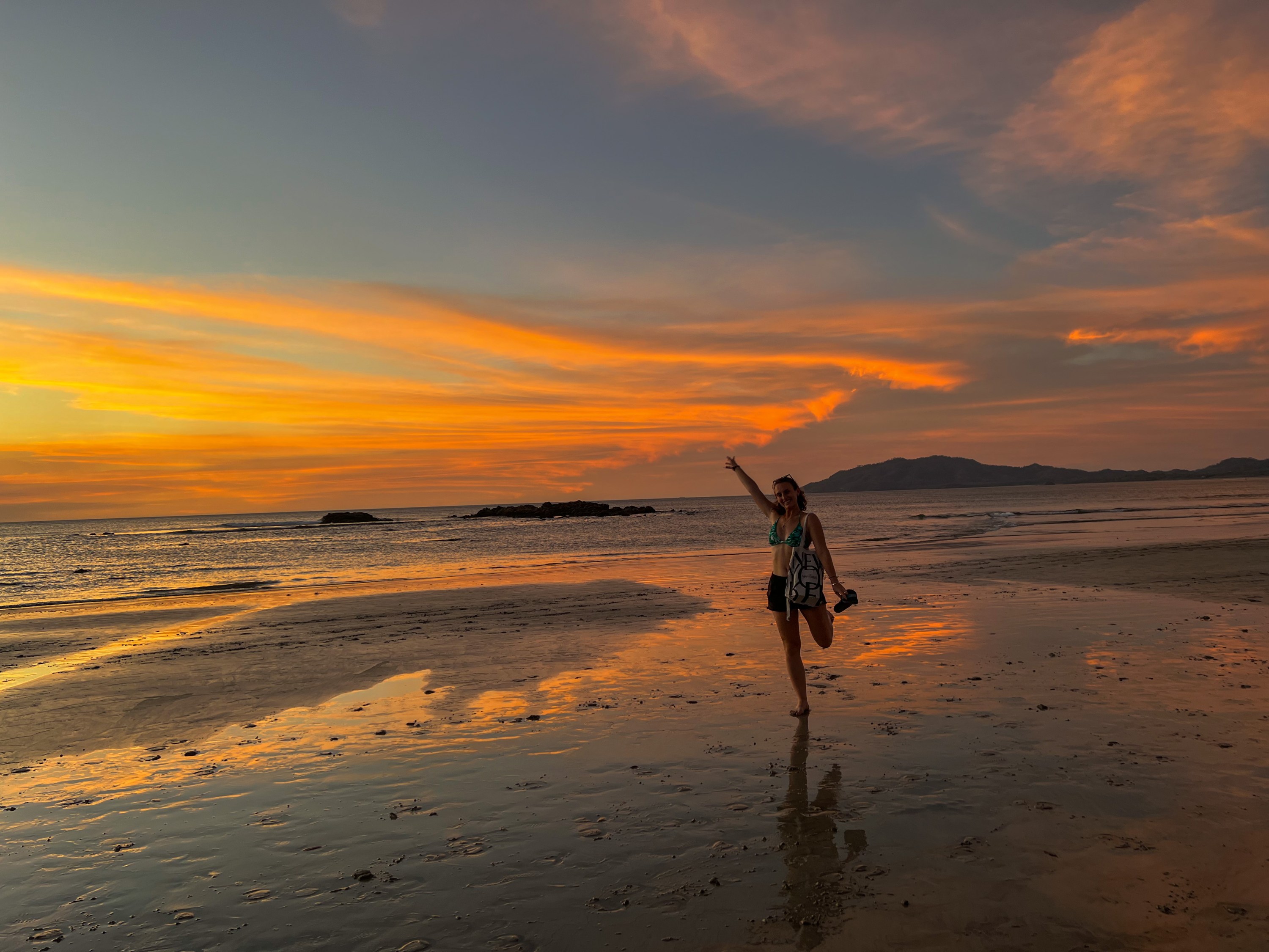sunset tamarindo costa rica