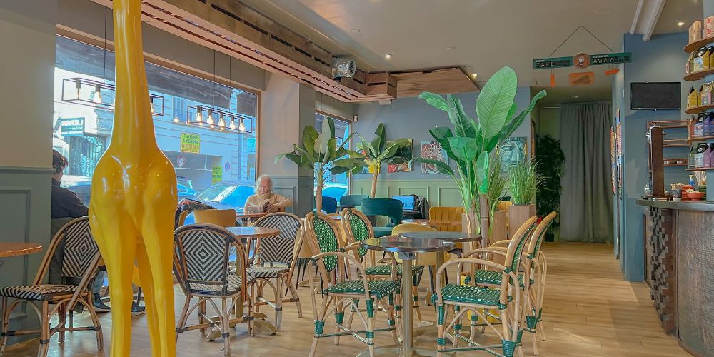 Cafe Frei Nice, côte d'azur, France coffee shop with free wifi