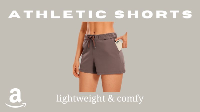 athletic shorts for travel lightweight amazon