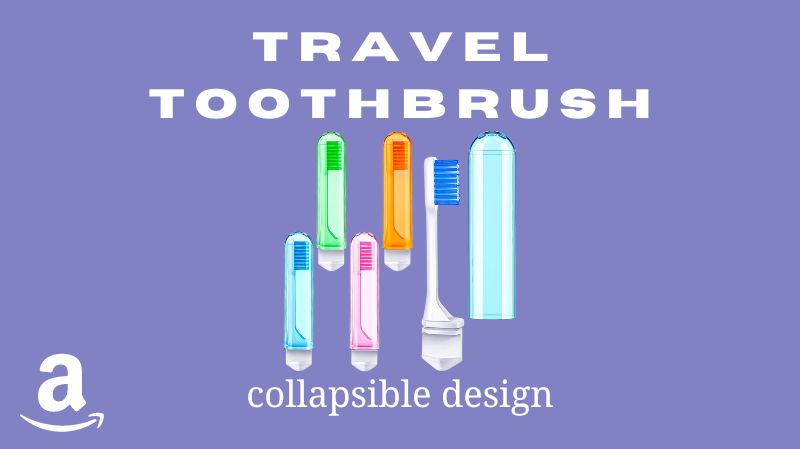 travel toothbrush collapsible design amazon