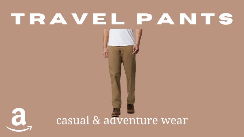 men's travel pants adventure wear amazon columbia