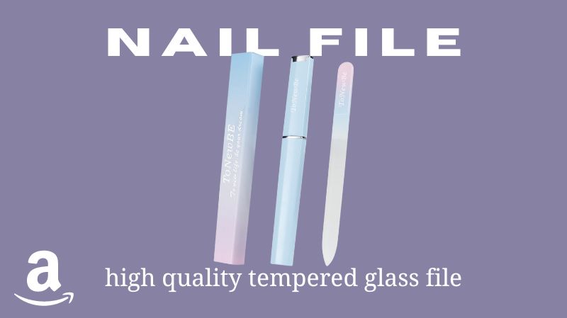 cute nail file crystal glass amazon