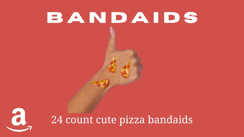 cute pizza bandaids amazon