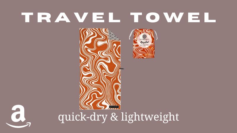 cute microfiber quick-dry travel towel amazon