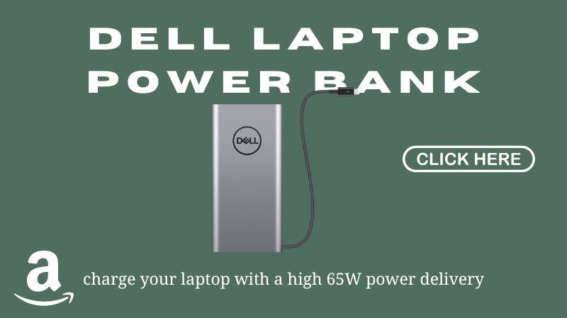 dell laptop power bank for charging computers 65w