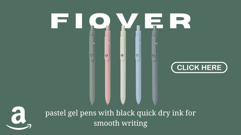 fiover cute pastel gel pens smooth writing 