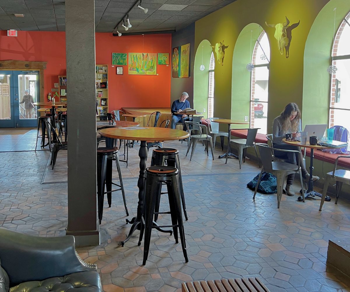 Collected Works Bookstore & Coffeehouse free wifi, santa fe, new mexico