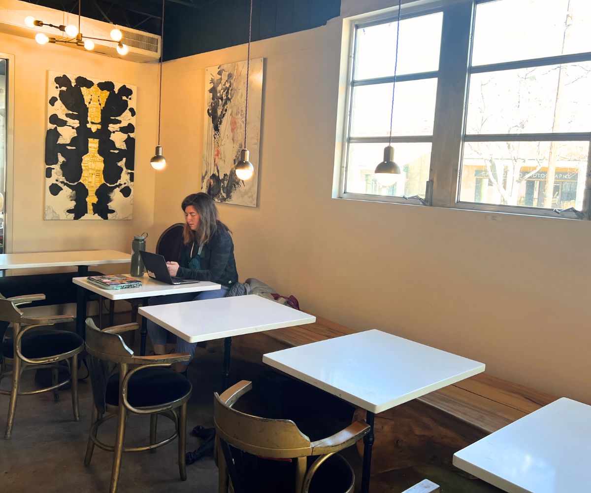 crashmurderbusiness coffee shop santa fe, new mexico with wifi